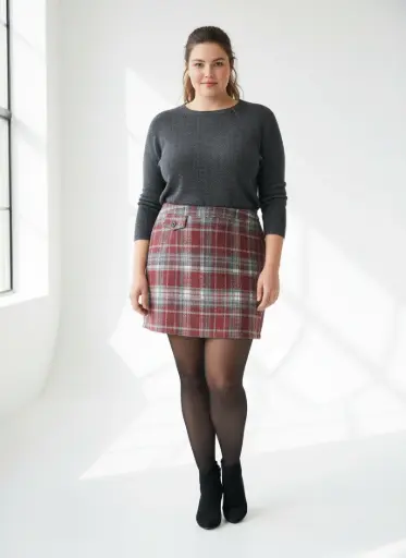 JUPE CAROTE EN LAINE